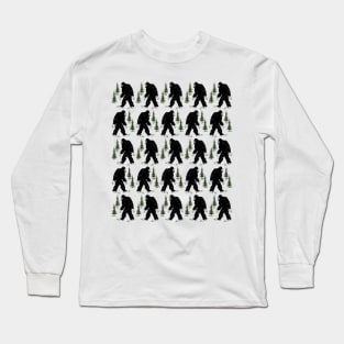 Bigfoot Silhouette Long Sleeve T-Shirt